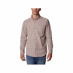 Columbia Men's Rapid Rivers Ii Long Sleeve Shirt -Casual Wear Shop 74799 DK MOUNTAIN GING l