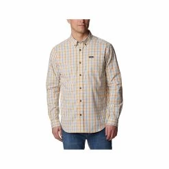 Columbia Men's Rapid Rivers Ii Long Sleeve Shirt -Casual Wear Shop 74799 RAW HONEY l