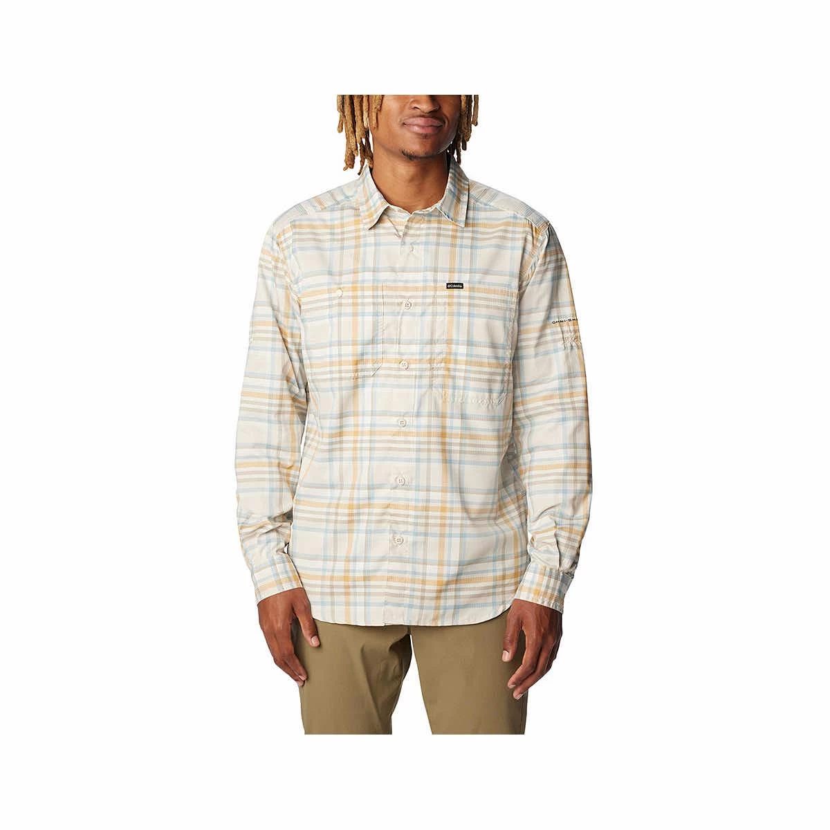 Columbia Men's Silver Ridge Utility Lite Plaid Long Sleeve Shirt 8 Columbia Men's Silver Ridge Utility Lite Plaid Long Sleeve Shirt - Image 6