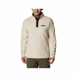 Columbia Men's Steens Mountain Half Snap Fleece Pullover -Casual Wear Shop 74804 ANCIENT FOSSIL l