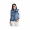 Women's Omg Super Stretch Jean Vest 2 Women's Omg Super Stretch Jean Vest -Casual Wear Shop 74832 MEDIUM DENIM l