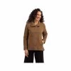 Habitat Women's Box Quilt Button- Front Jacket -Casual Wear Shop 74870 FAWN l