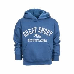 Kids ' Great Smoky Mountains Mountain Icon Applique Hoodie