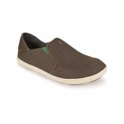 OluKai Men's Nohea Mesh Slip- On Shoes -Casual Wear Shop 74913 MUSTANG LIME PEEL l