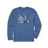 Men's Jake And Rocket Best Things Long Sleeve Crusher Lite T- Shirt 1 Men's Jake And Rocket Best Things Long Sleeve Crusher Lite T- Shirt -Casual Wear Shop 74946 VINTAGE BLUE l
