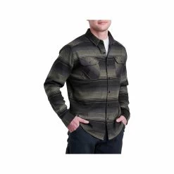 KUHL Men's Disordr Long Sleeve Flannel Shirt -Casual Wear Shop 74996 FOREST RIDGE l