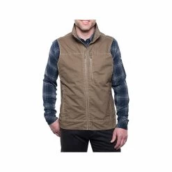 KUHL Men's Burr Vest -Casual Wear Shop 75004 KHAKI l