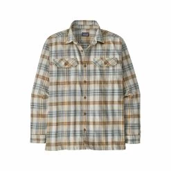 Patagonia Men's Long- Sleeved Cotton In Conversion Lightweight Fjord Flannel Shirt
