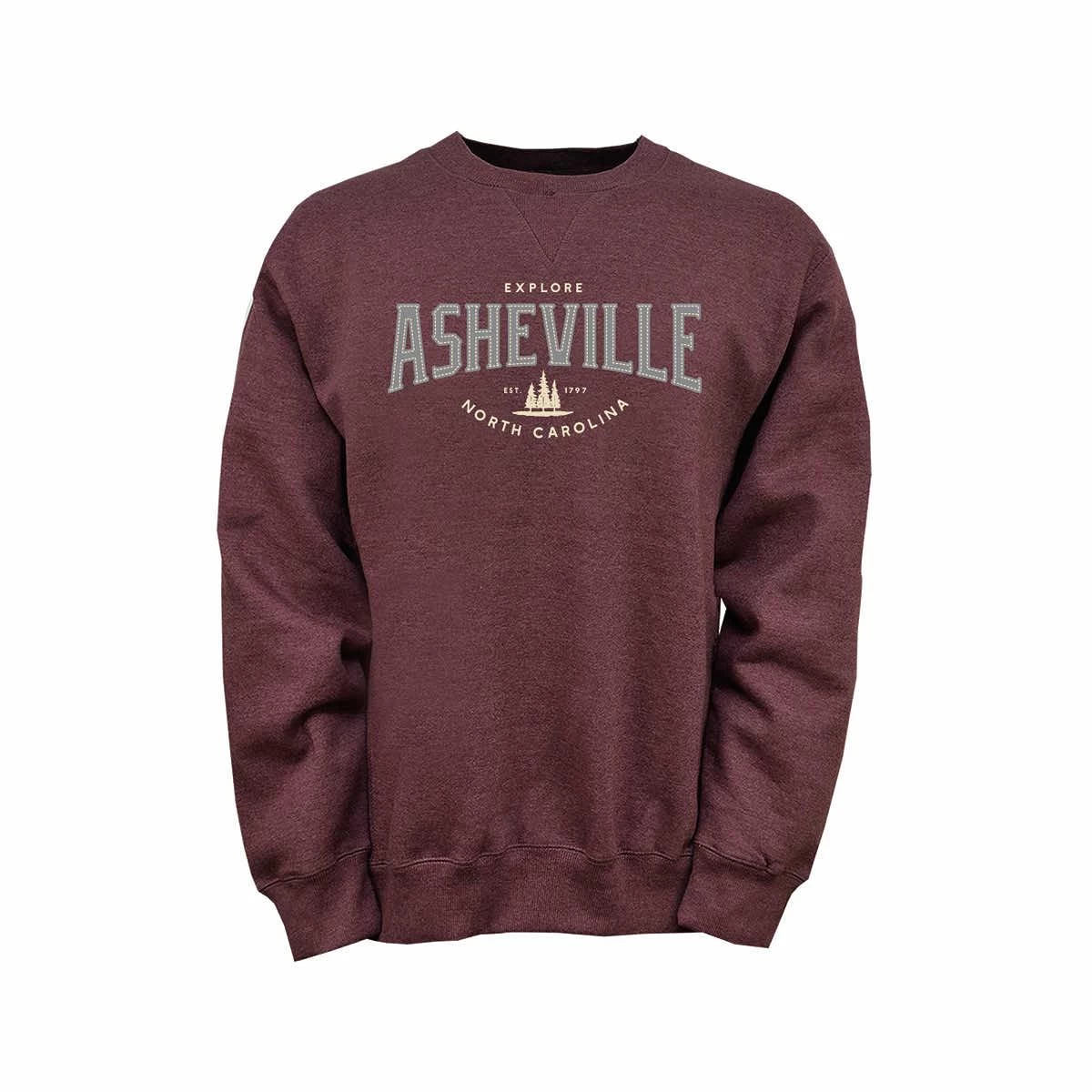 Men's Asheville Carson Crew Sweatshirt 3 Men's Asheville Carson Crew Sweatshirt
