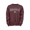 Men's Knoxville Carson Crew Sweatshirt -Casual Wear Shop 75277 HTR MAROON l
