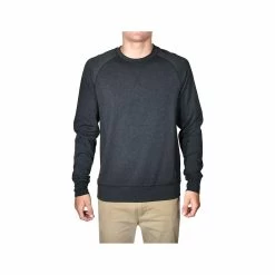 Men's Stretch Jersey Crew Neck Long Sleeve Top 22 Men's Stretch Jersey Crew Neck Long Sleeve Top -Casual Wear Shop 75346 CHAR HTHR l