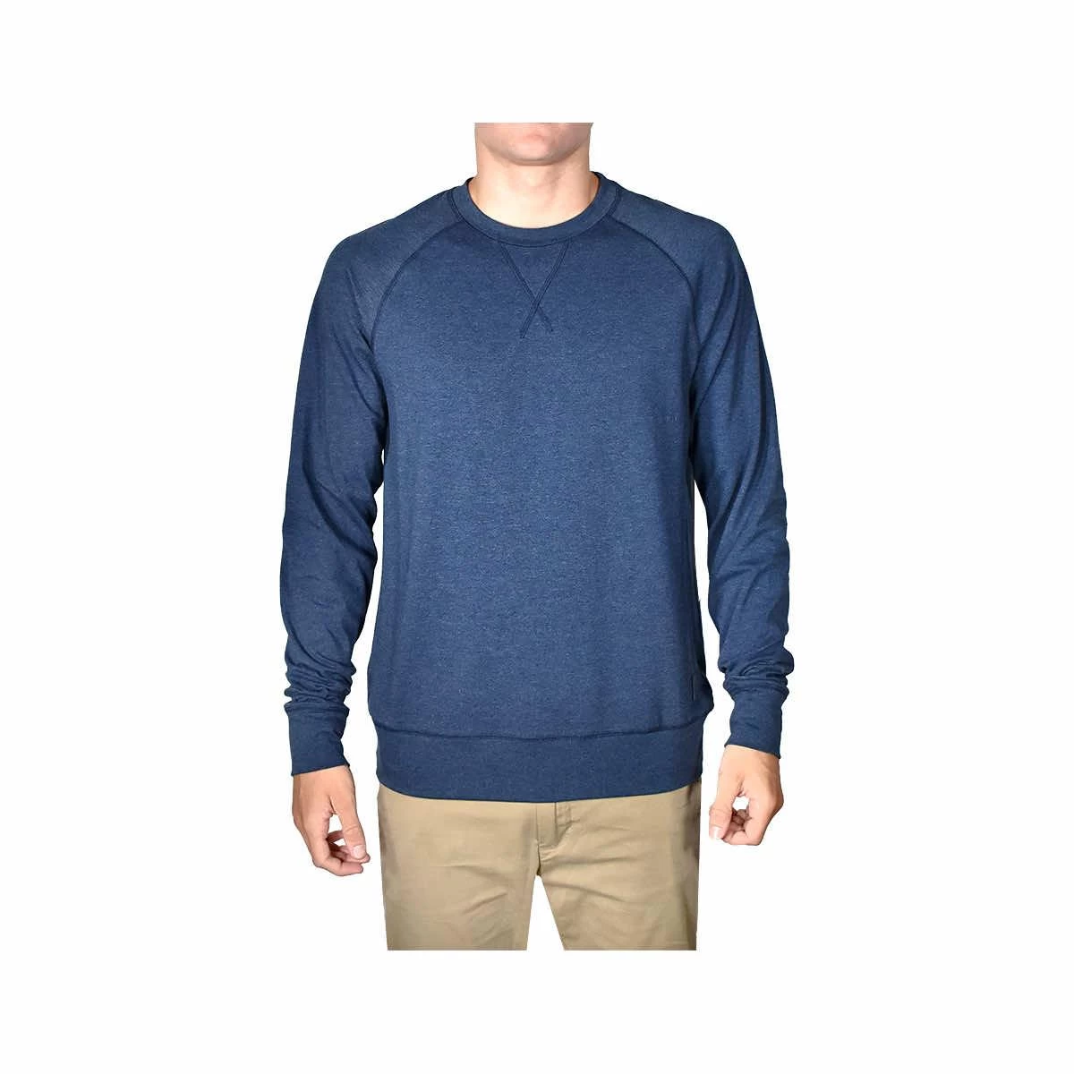 Men's Stretch Jersey Crew Neck Long Sleeve Top 5 Men's Stretch Jersey Crew Neck Long Sleeve Top - Image 3