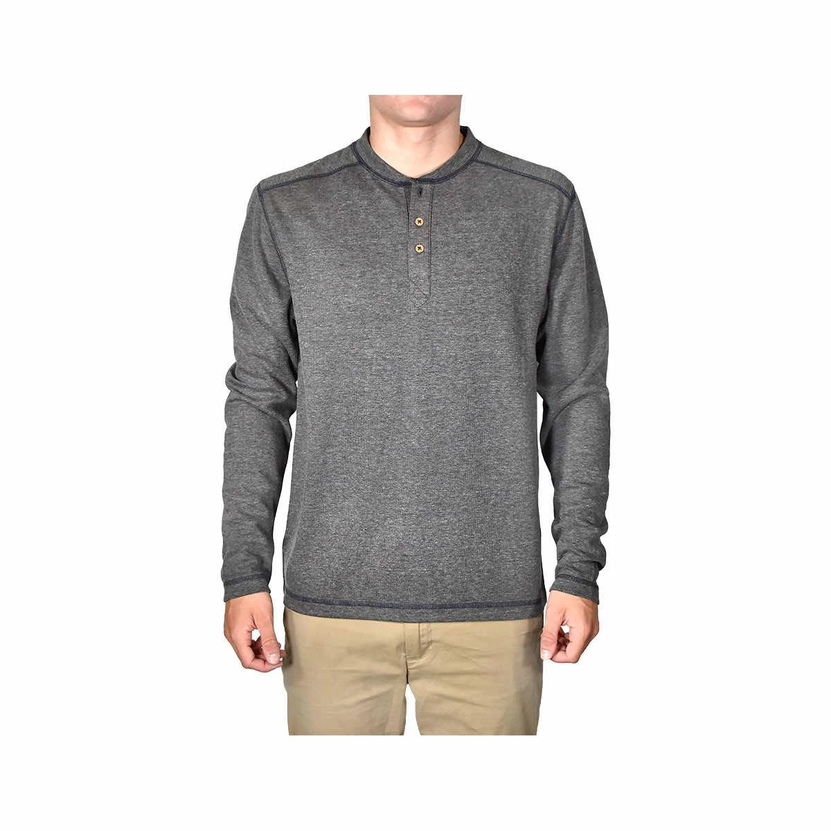 Men's Stretch Jersey Long Sleeve Henley Top 14 Men's Stretch Jersey Long Sleeve Henley Top - Image 12