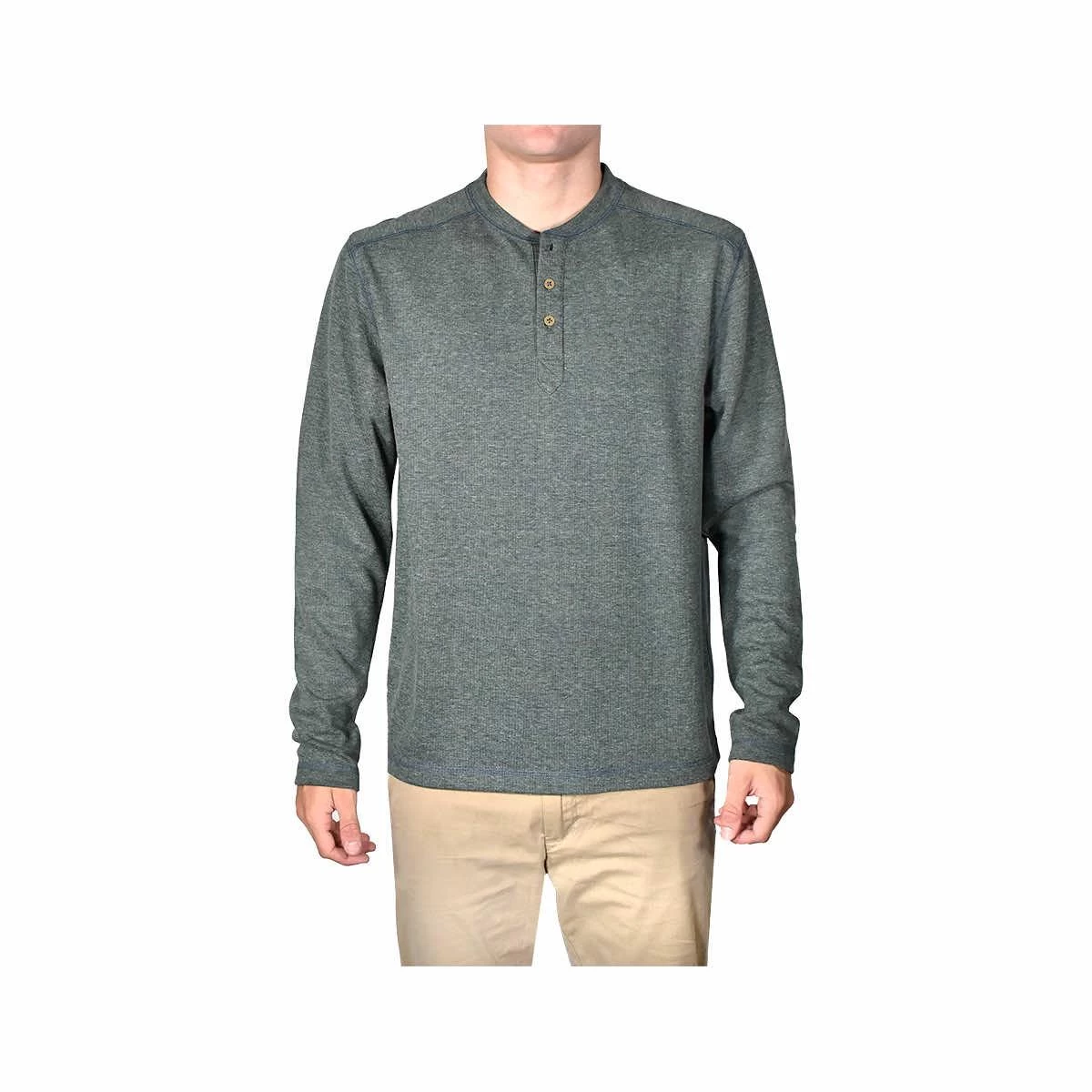 Men's Stretch Jersey Long Sleeve Henley Top 11 Men's Stretch Jersey Long Sleeve Henley Top - Image 9