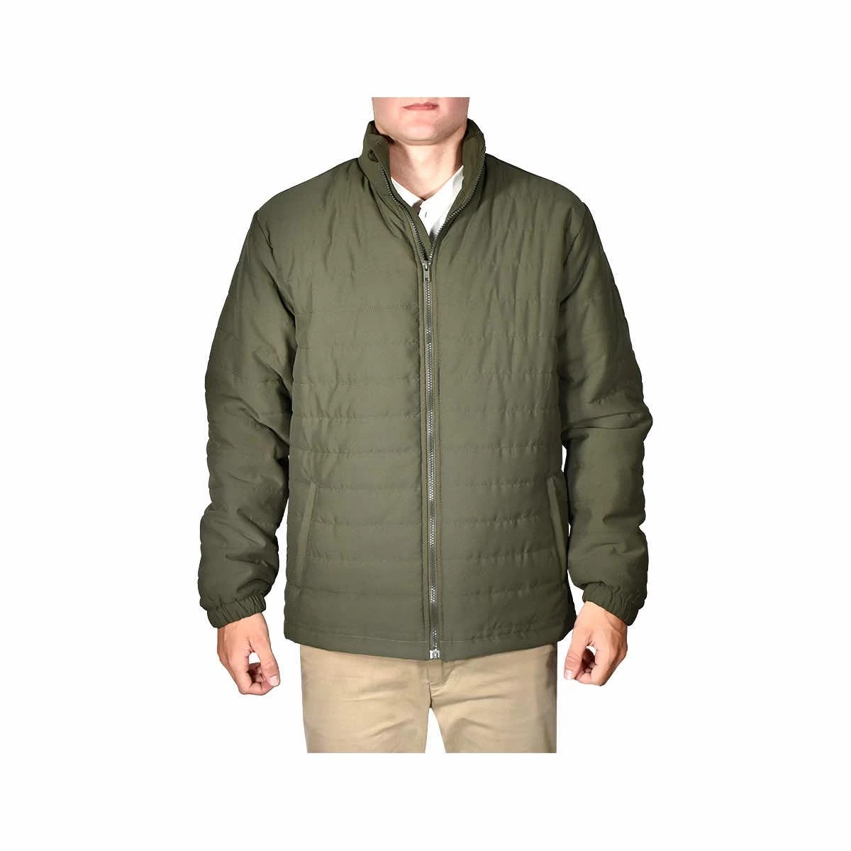 Men's Full Zip Puffer Jacket 4 Men's Full Zip Puffer Jacket - Image 2
