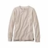 L.L.Bean Women's Bean's Split- Hem Cozy Sweatshirt -Casual Wear Shop 75358 GRAY BIRCH HTHR l