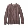 L.L.Bean Women's Bean's Split- Hem Cozy Sweatshirt - Curvy