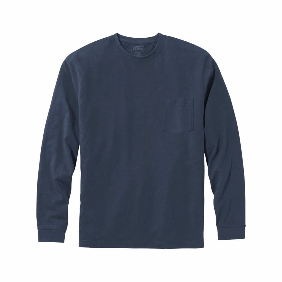 L.L.Bean Men's Carefree Unshrinkable Long Sleeve Pocket T- Shirt 4 L.L.Bean Men's Carefree Unshrinkable Long Sleeve Pocket T- Shirt - Image 2