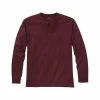 L.L.Bean Men's Carefree Unshrinkable Long Sleeve Henley Shirt