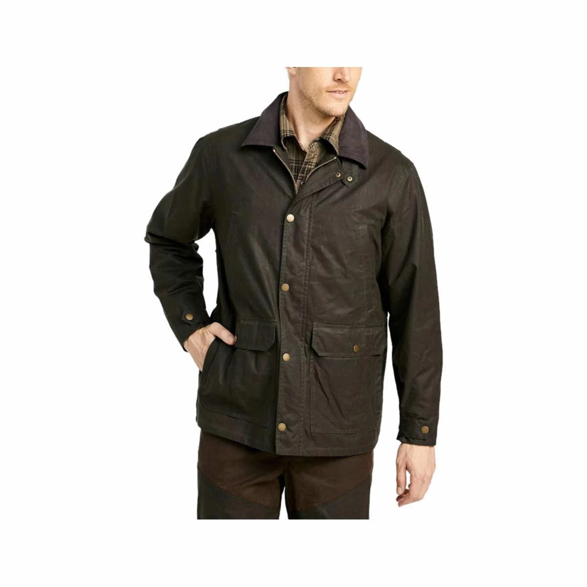 L.L.Bean Men's Double L Waxed- Cotton Upland Coat 3 L.L.Bean Men's Double L Waxed- Cotton Upland Coat
