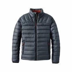 L.L.Bean Men's Bean's Down Jacket -Casual Wear Shop 75387 GUNMETAL GREY l