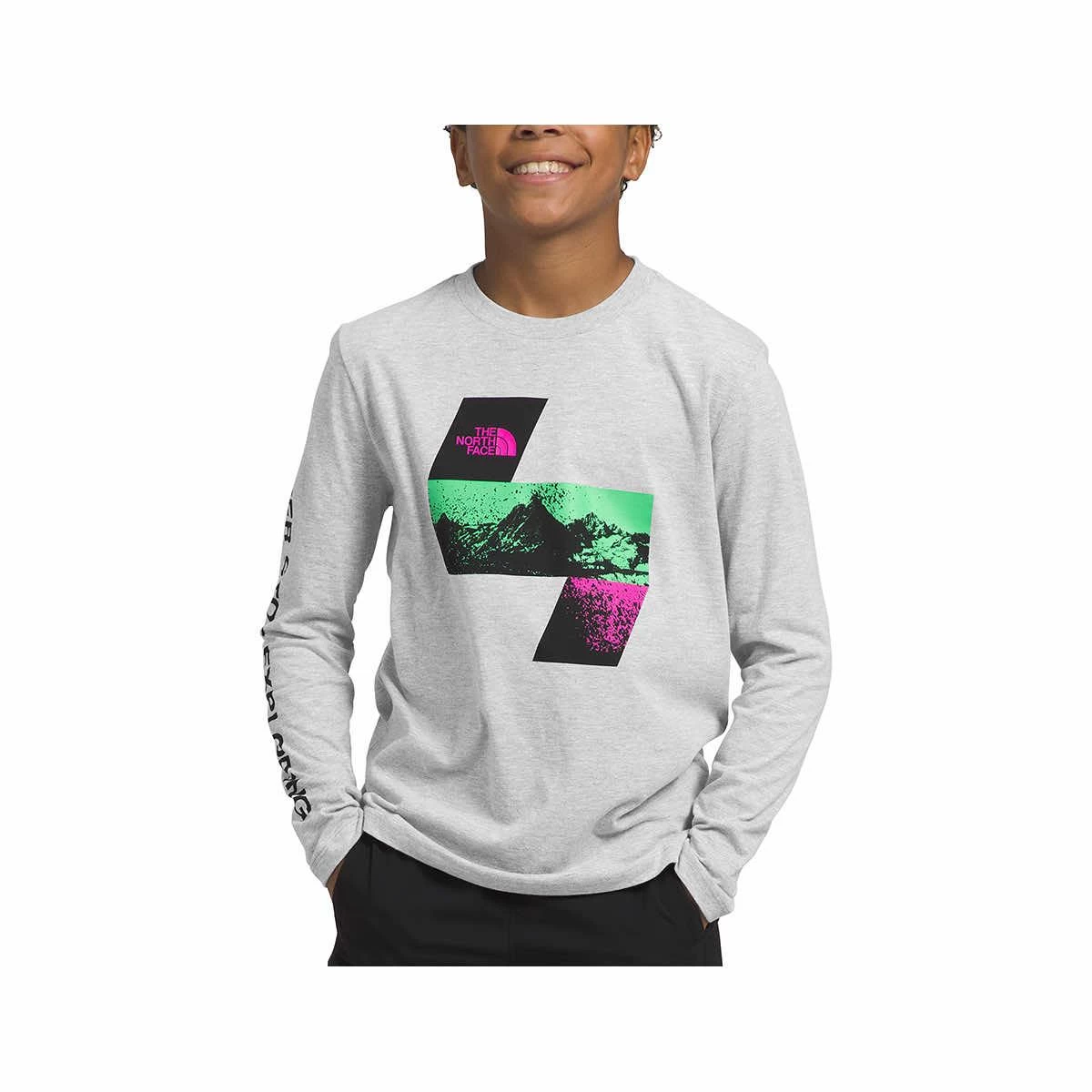 The North Face Boys ' Long Sleeve Graphic T- Shirt 6 The North Face Boys ' Long Sleeve Graphic T- Shirt - Image 4