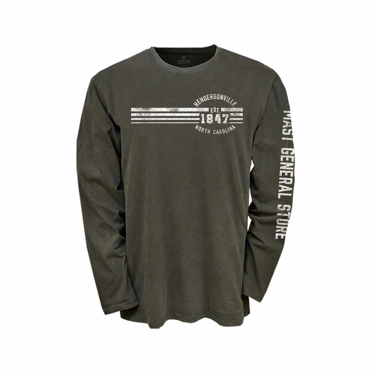 Mast General Store Hendersonville Retro 63 Long Sleeve T- Shirt 3 Mast General Store Hendersonville Retro 63 Long Sleeve T- Shirt