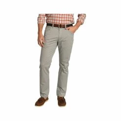 Men's Shoreline Five- Pocket Pants -Casual Wear Shop 75849 LINESTONE GRAY l
