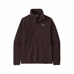 Patagonia Women's Better Sweater 1/4- Zip Fleece 11 Patagonia Women's Better Sweater 1/4- Zip Fleece -Casual Wear Shop 75872 OBSIDIAN OBPL l