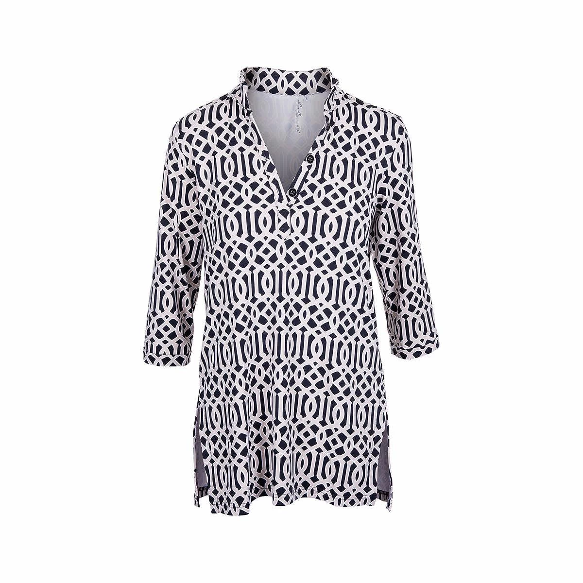 Women's V- Neck Travel Tunic Top 4 Women's V- Neck Travel Tunic Top - Image 2