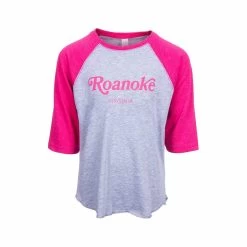 Kids ' Roanoke Curly Lettering Baseball T- Shirt