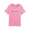 Toddler Columbia Curly Lettering Short Sleeve T- Shirt