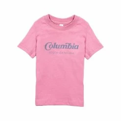 Toddler Columbia Curly Lettering Short Sleeve T- Shirt
