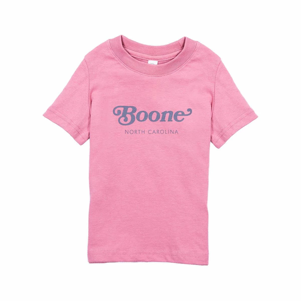Toddler Boone Curly Lettering Short Sleeve T- Shirt 3 Toddler Boone Curly Lettering Short Sleeve T- Shirt