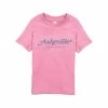 Toddler Asheville Curly Lettering Short Sleeve T- Shirt -Casual Wear Shop 75984 MAUVELOUS l
