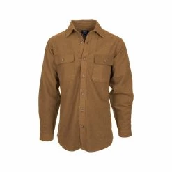 Men's Solid Chamois Shirt 13 Men's Solid Chamois Shirt -Casual Wear Shop 76005 WHISKEY l