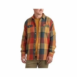 Men's Rodanthe Blanket Flannel Long Sleeve Shirt -Casual Wear Shop 76011 NORTHWOODS l