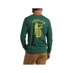 Men's Howler Long Sleeve T- Shirt -Casual Wear Shop 76012 HC FOREST GREEN l
