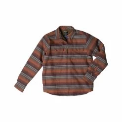KAVU Men's Eagle Pine Shacket 9 KAVU Men's Eagle Pine Shacket -Casual Wear Shop 76053 COPPER HILLS STRPE l