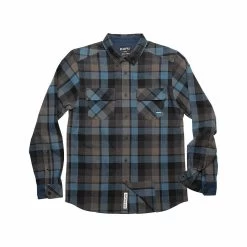 KAVU Men's Buffaroni Long Sleeve Shirt 16 KAVU Men's Buffaroni Long Sleeve Shirt -Casual Wear Shop 76055 RAVEN l