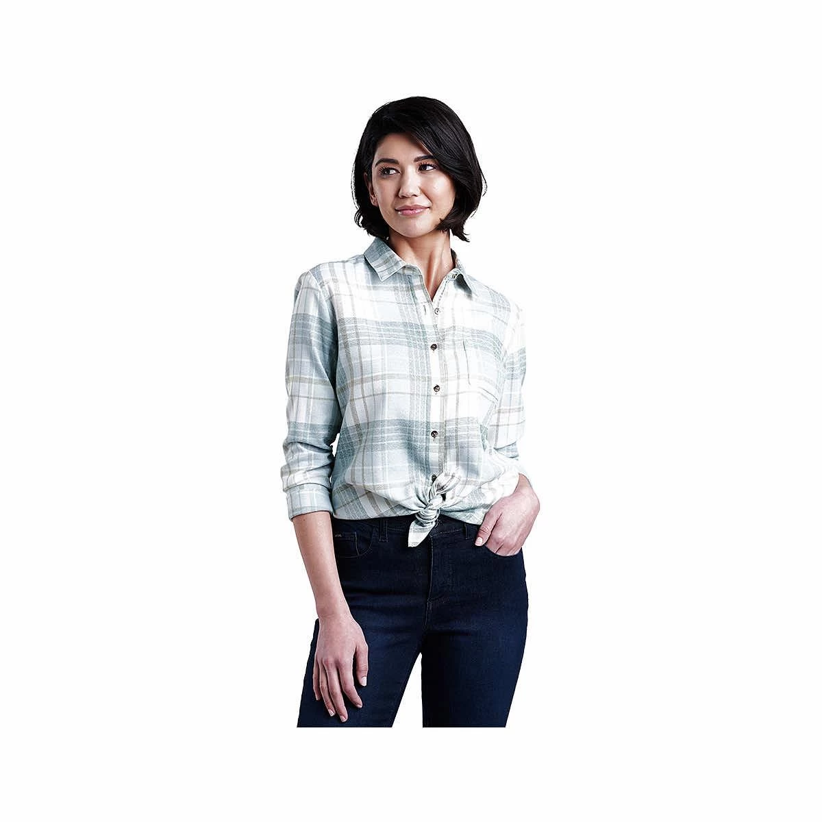 KUHL Women's Kamila Flannel Long Sleeve Shirt 5 KUHL Women's Kamila Flannel Long Sleeve Shirt - Image 3