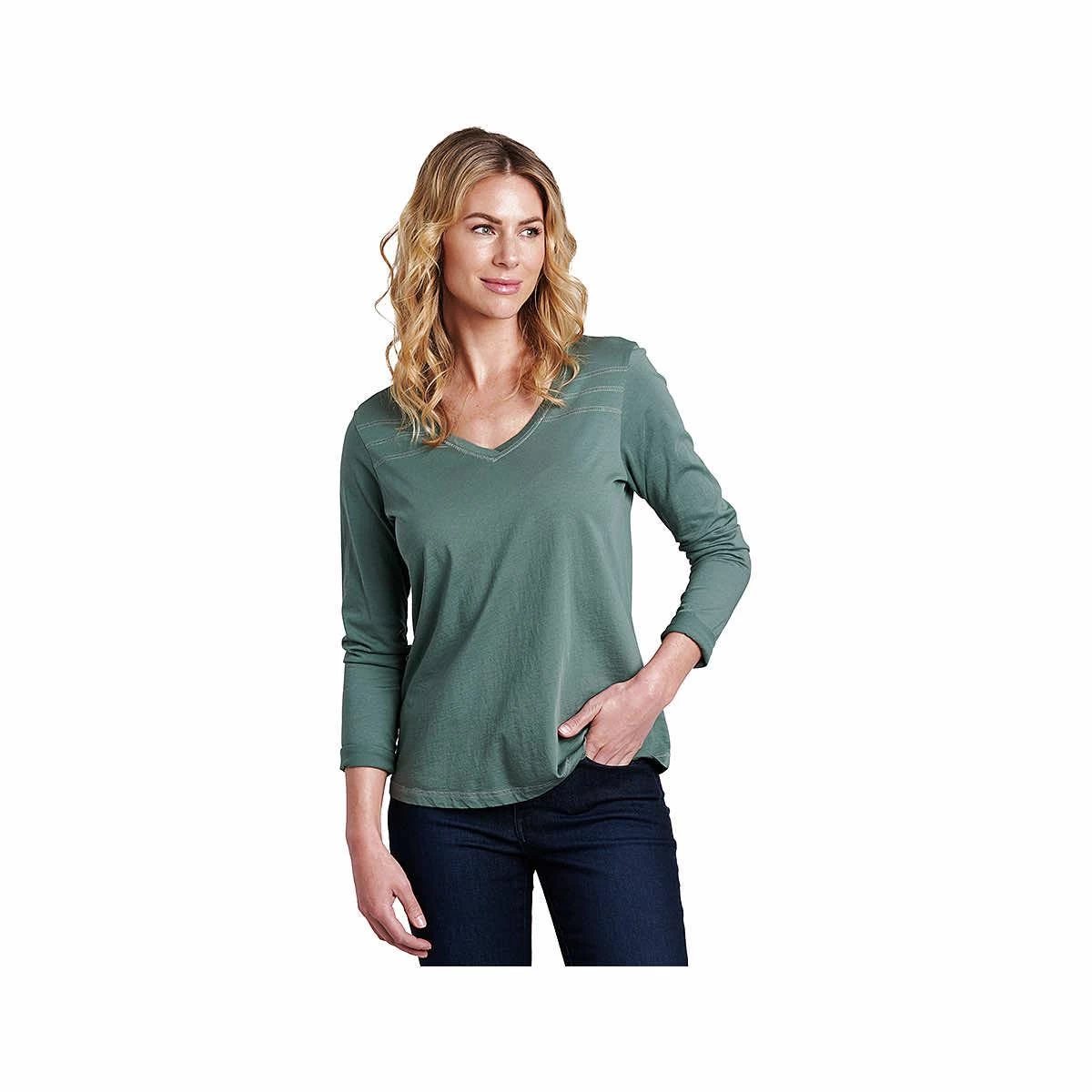 KUHL Women's Arabella V- Neck Long Sleeve Top 5 KUHL Women's Arabella V- Neck Long Sleeve Top - Image 3
