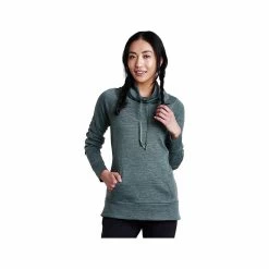 KUHL Women's Lea Long Sleeve Pullover 13 KUHL Women's Lea Long Sleeve Pullover -Casual Wear Shop 76073 EVGR EVERGREEN l