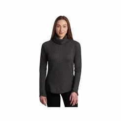 KUHL Women's Petra Turtleneck Long Sleeve Top -Casual Wear Shop 76075 PAV PAVEMENT l
