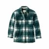 L.L.Bean Women's Textured Shacket -Casual Wear Shop 76101 DARK PINE l