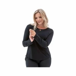 Women's Addison Long Sleeve Top -Casual Wear Shop 76415 SKY CAPTAIN 1069 l