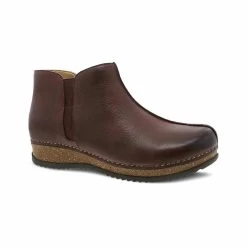 Dansko Women's Makara Booties 9 Dansko Women's Makara Booties -Casual Wear Shop 76448 BROWN WAXY MILLED l