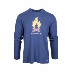 Men's Waynesville Campfire Long Sleeve Crusher T- Shirt