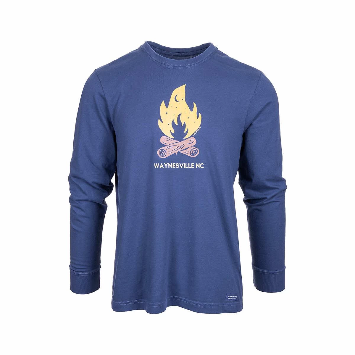 Men's Waynesville Campfire Long Sleeve Crusher T- Shirt 3 Men's Waynesville Campfire Long Sleeve Crusher T- Shirt