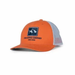 Fish Hippie Trucker Hat 10 Fish Hippie Trucker Hat -Casual Wear Shop 76598 ORANGE l